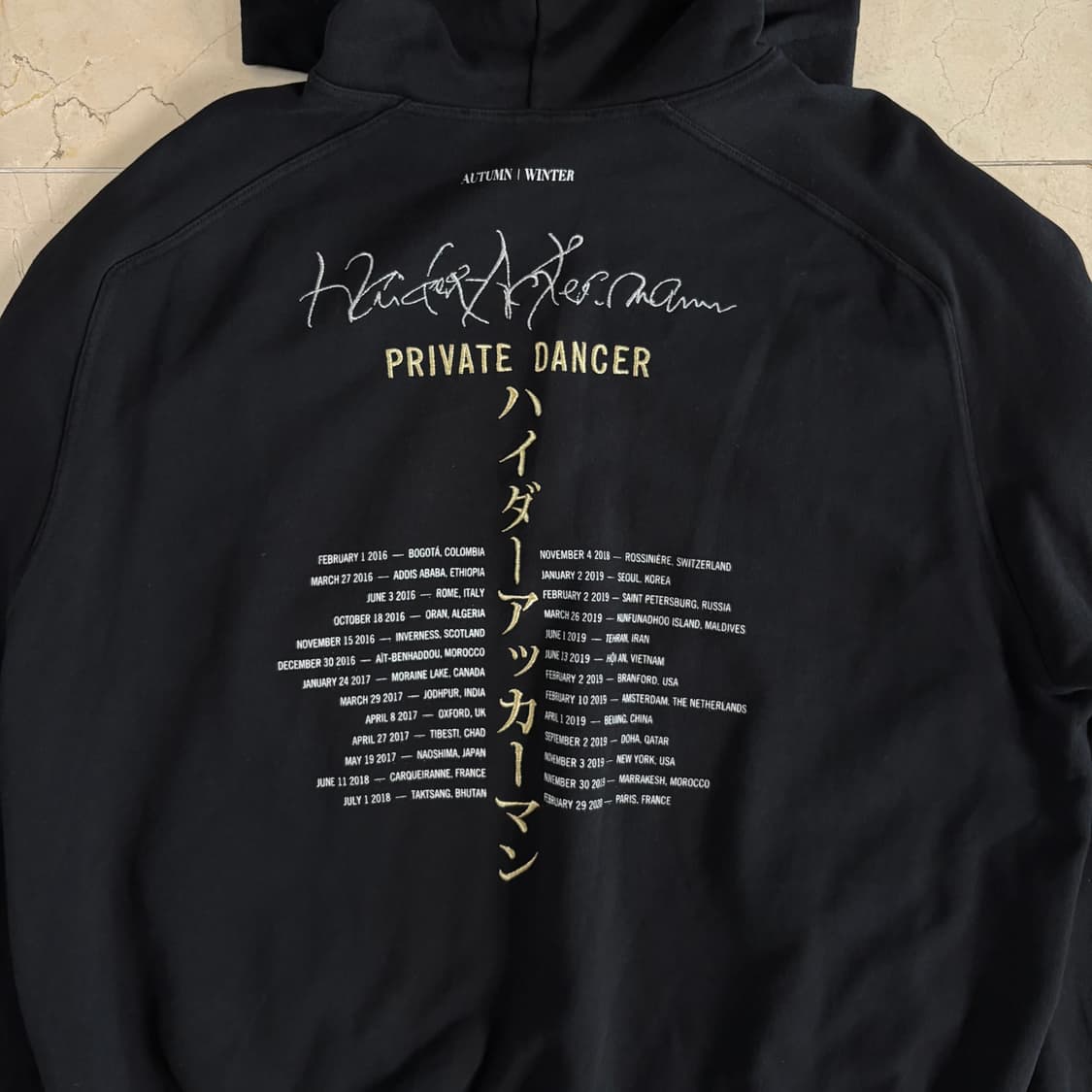 Haider Ackermann private dancer hoodie 상품이미지5