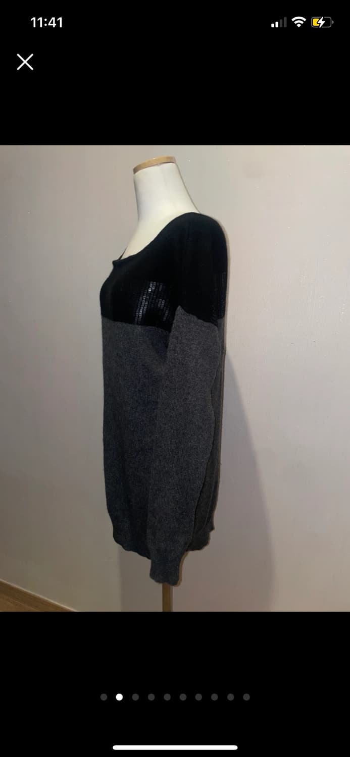 Theory 캐시미어 100% 스팽글 롱 니트 탑 상품이미지2