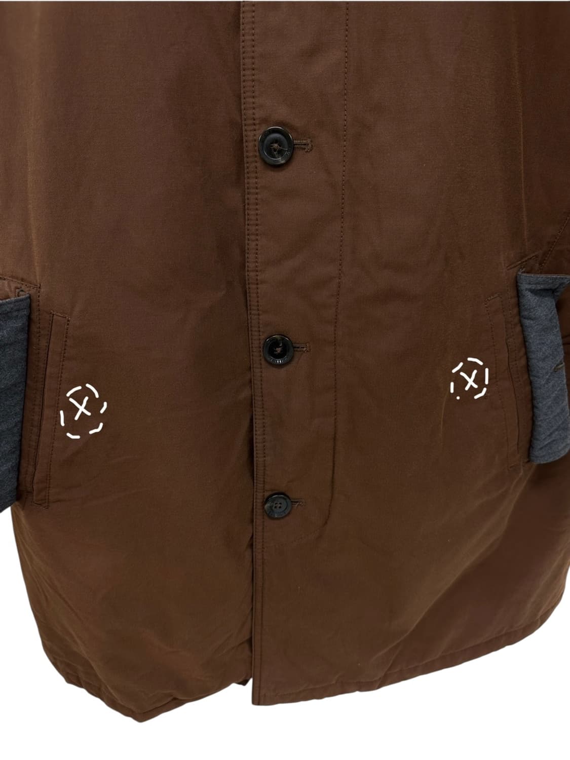 헨리코튼 구스다운 패딩코트 브라운 (XL)  상품이미지5