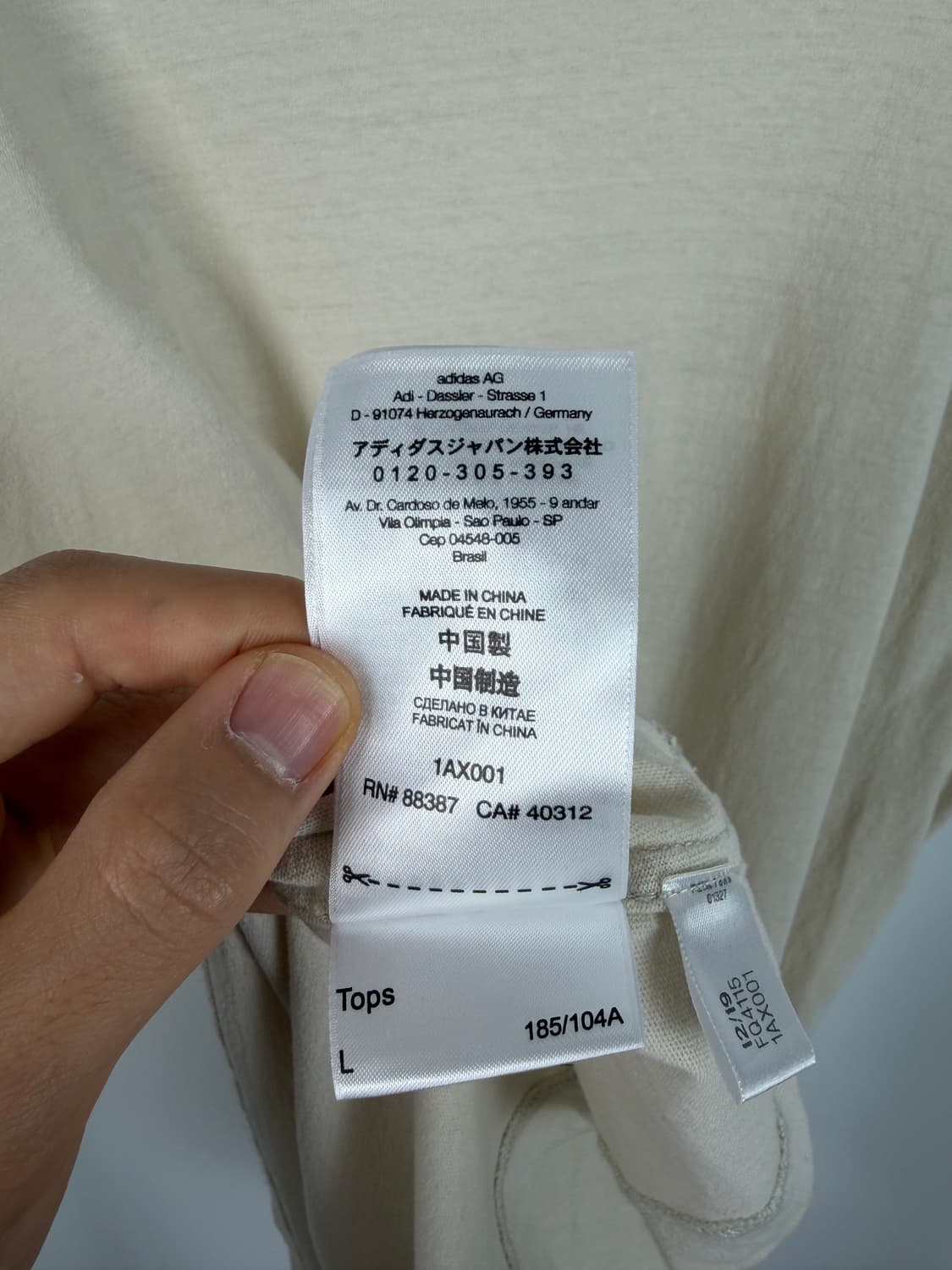  a420) Y-3요지야마모토 x 아디다스 시그니처 로고 반팔 티셔츠 상품이미지7