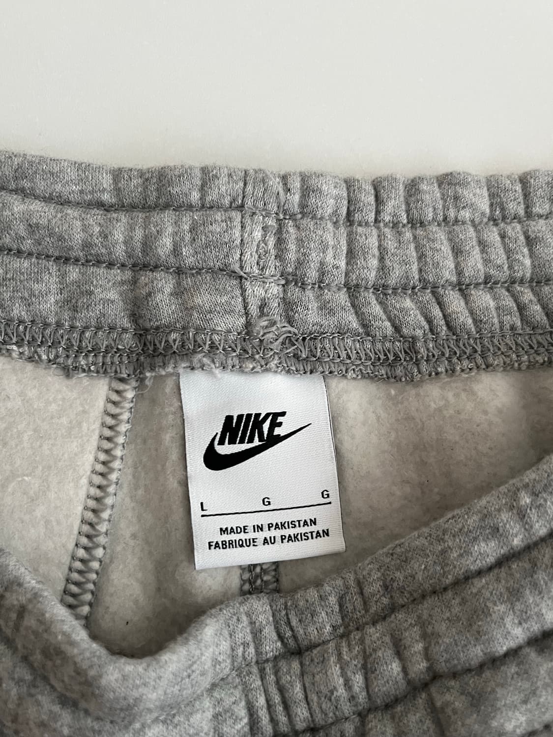 L) 나이키 기모 트레이닝 팬츠 그레이 상품이미지4