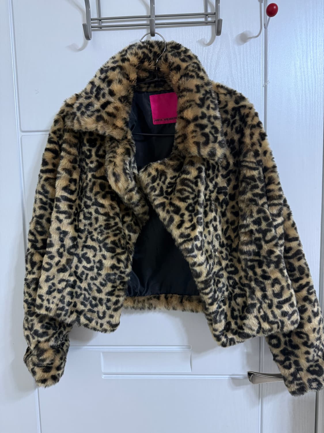 레오파트 숏 퍼 자켓 상품이미지2