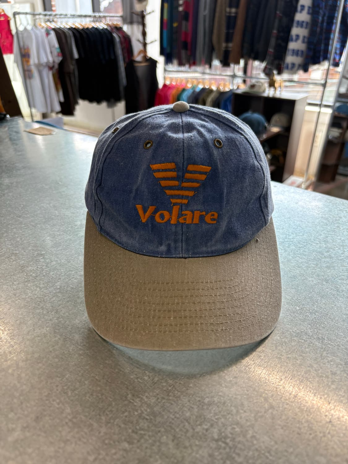 Volare 이탈리아 빈티지 워싱 배색 볼캡 상품이미지1