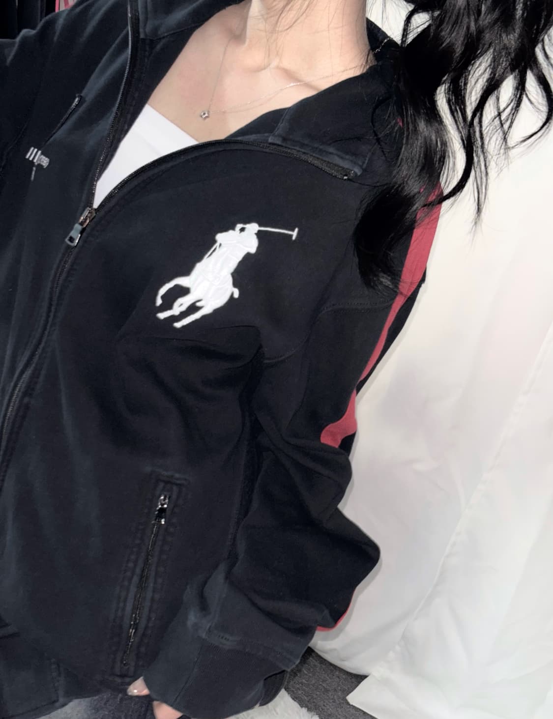 🐰폴로 랄프로렌 빅포니 USA 유일 매물 집업 점퍼🖤 상품이미지3