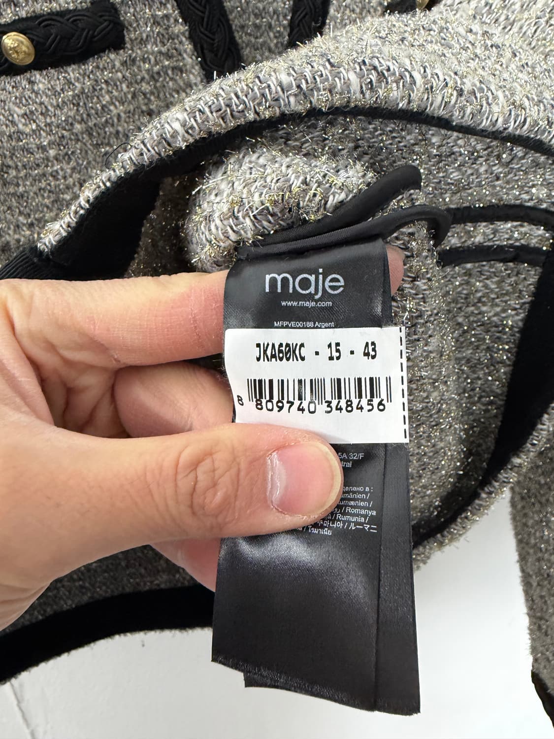 마쥬 마쥬자켓 트위드자켓 마쥬트위드자켓 상품이미지7