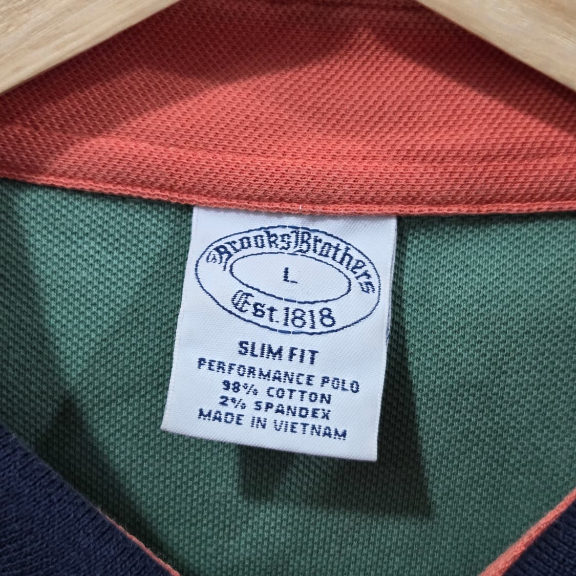 브룩스브라더스 피케 카라 롱슬리브 L 상품이미지3