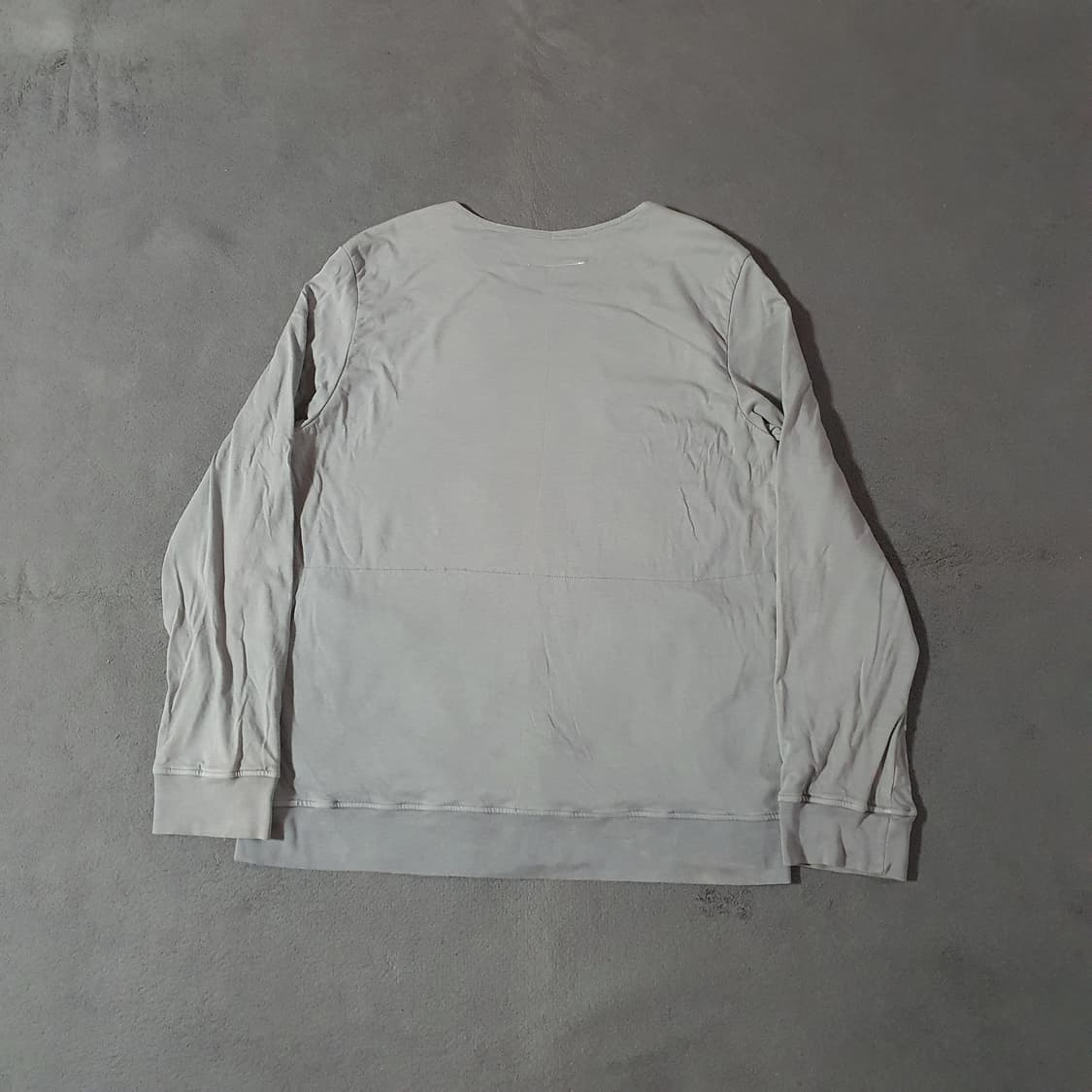 메종마르지엘라 여성 지퍼 디테일 2레이어 롱슬리브 맨투맨 상품이미지4