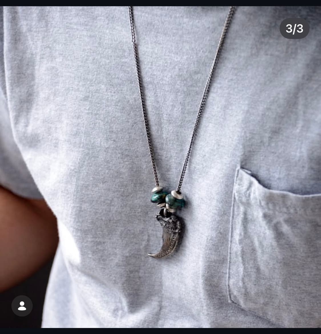 Studio wokini 베어클로 펜던트 상품이미지7