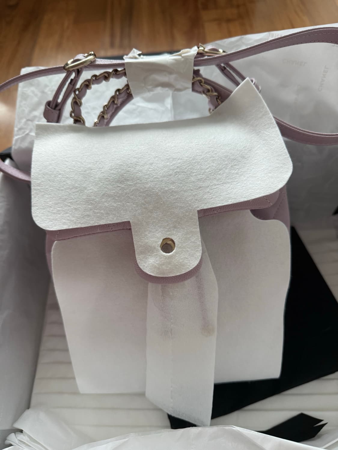 (새상품 정가이하) 샤넬 어반스피릿 백팩 라일락 상품이미지2