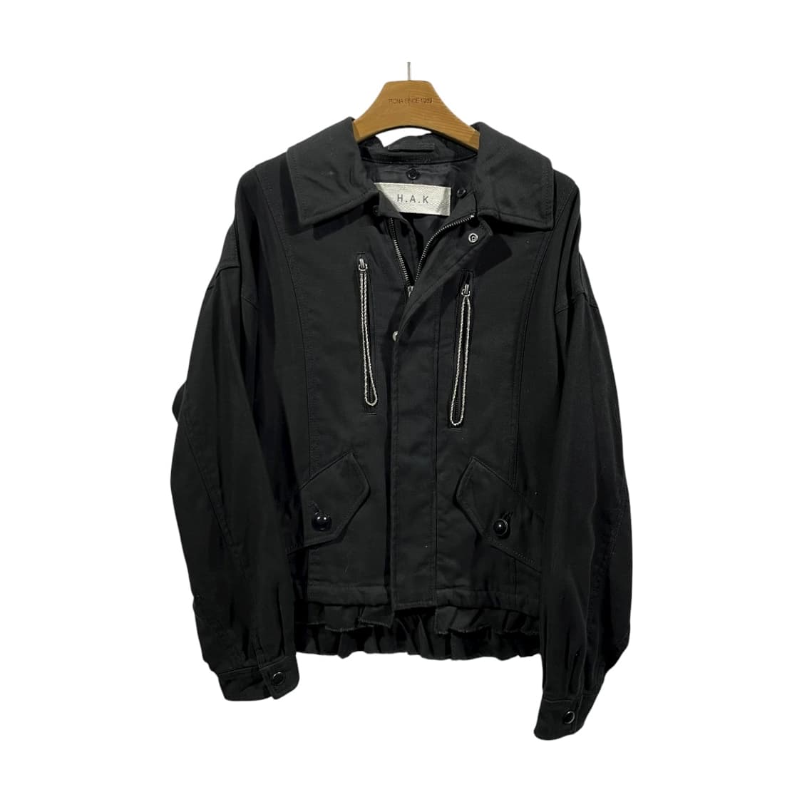 [H.A.K] 프릴 레이어드 체인 자켓 상품이미지1