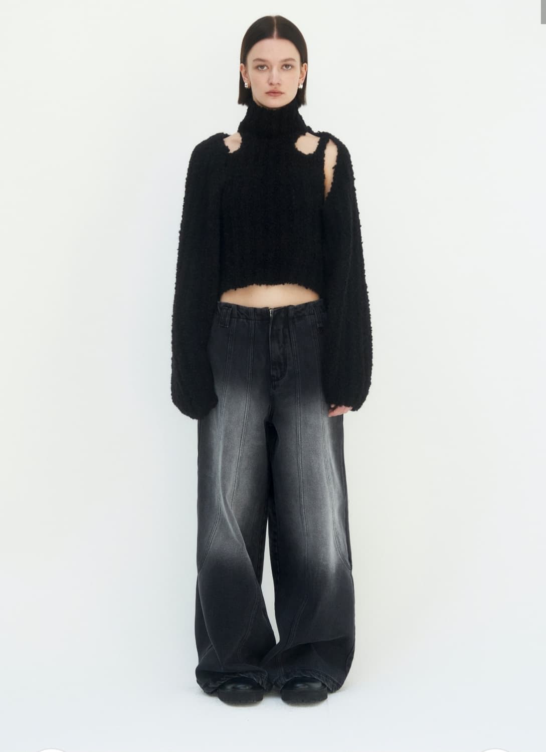 트리밍버드 커브드 포켓 데님 팬츠 상품이미지1