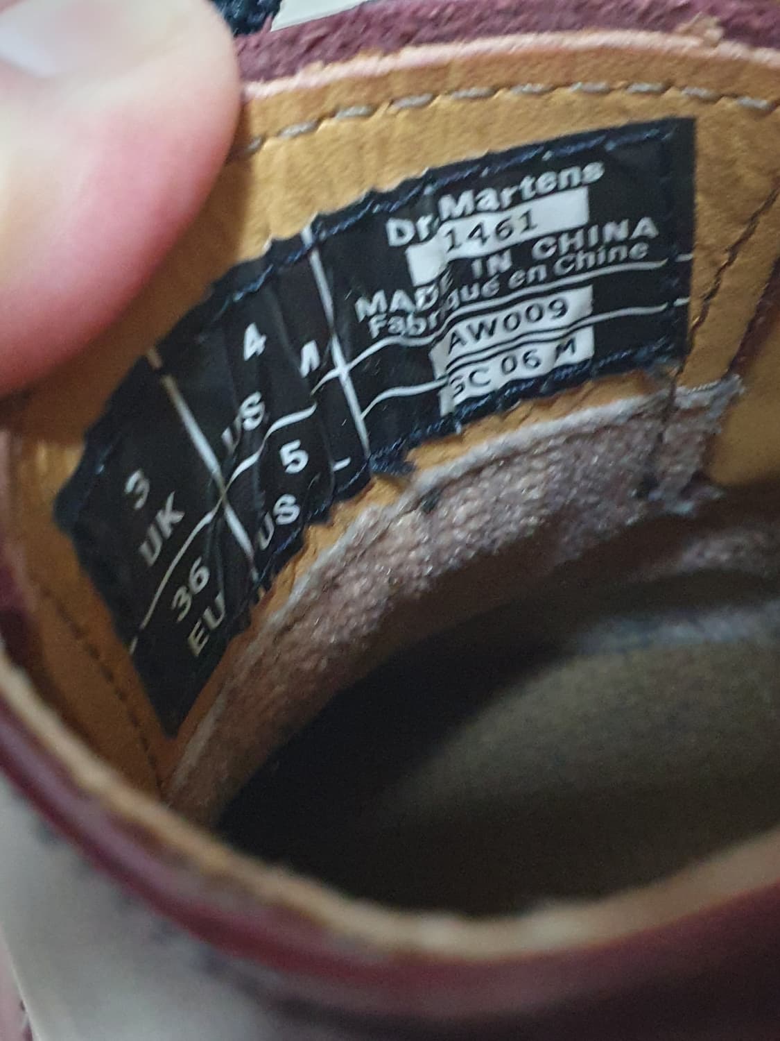 닥터마틴 1461 체리레드 로퍼 220 상품이미지10