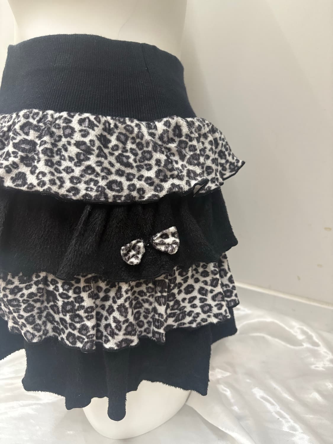 레오파드 캉캉 숏 스커트 상품이미지2