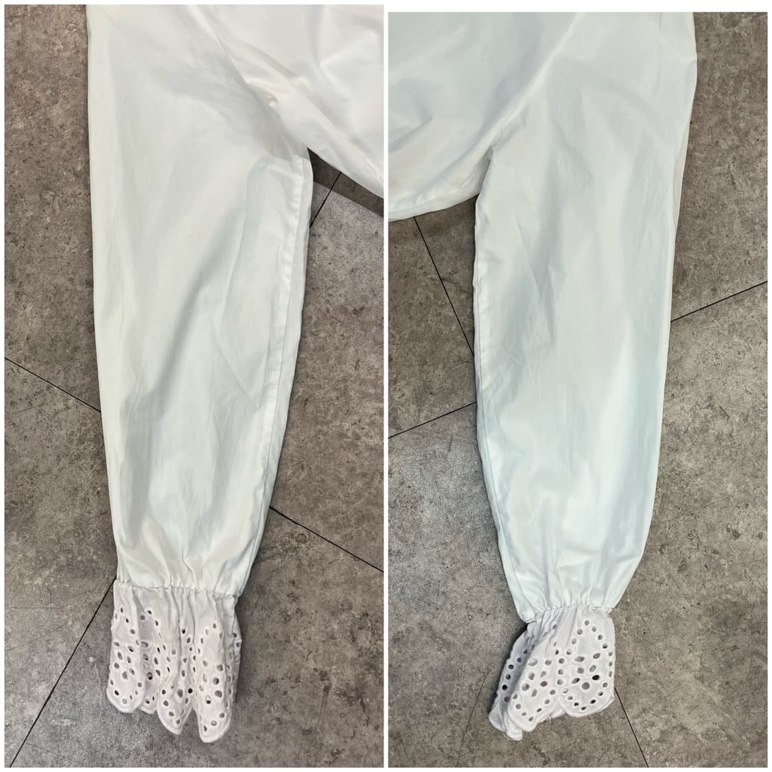 빈티지 프릴 블라우스 화이트 #csz3668 상품이미지5