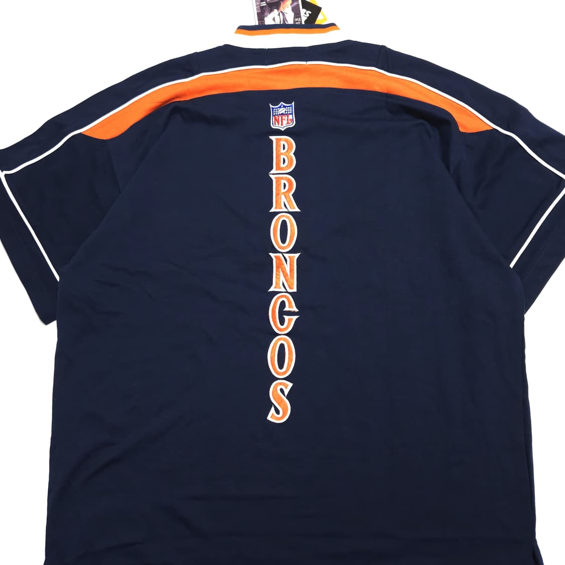 스타터 90s NFL 브롱코스 반팔 하프 집업 져지 상품이미지3
