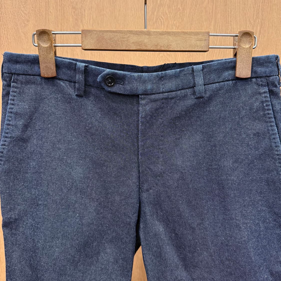 버버리 블랙 라벨 데님 하프 팬츠 인디고 반바지 롤업 디테일 상품이미지4