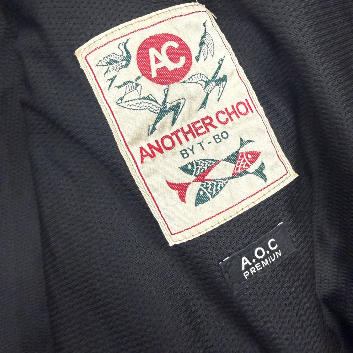 (1)A.CHOI 바람막이 자켓(블랙) 상품이미지4