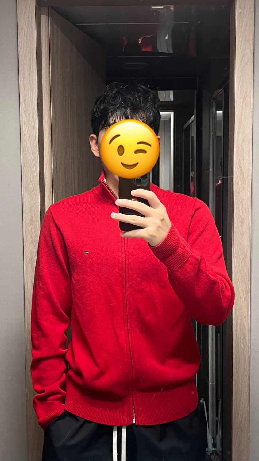 타미힐피거 니트집업 red 상품이미지6
