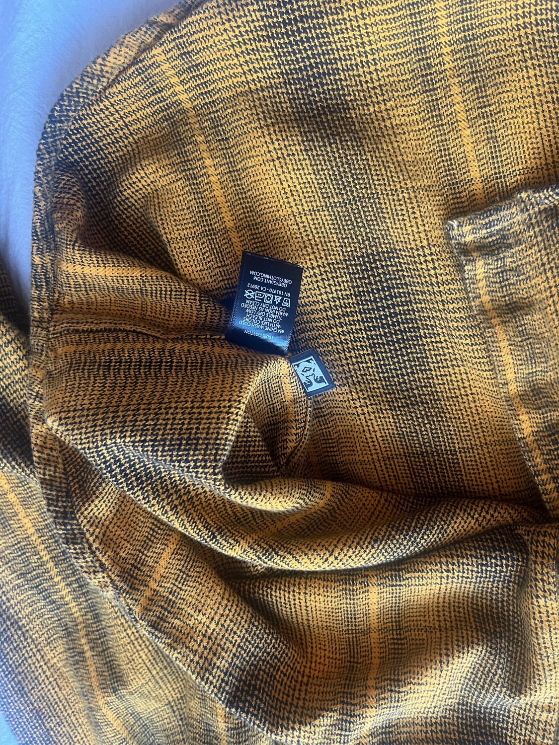 오베이 체크 플란넬 셔츠 상품이미지3