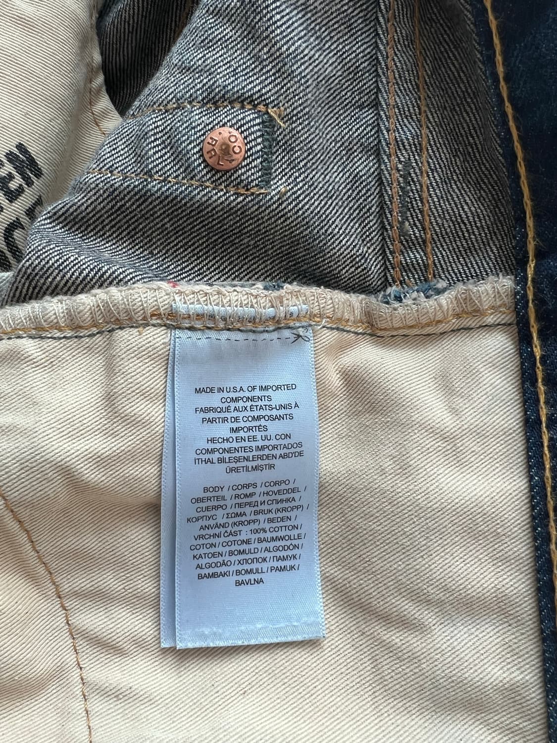 더블알엘 스트레이트핏 데님 상품이미지4