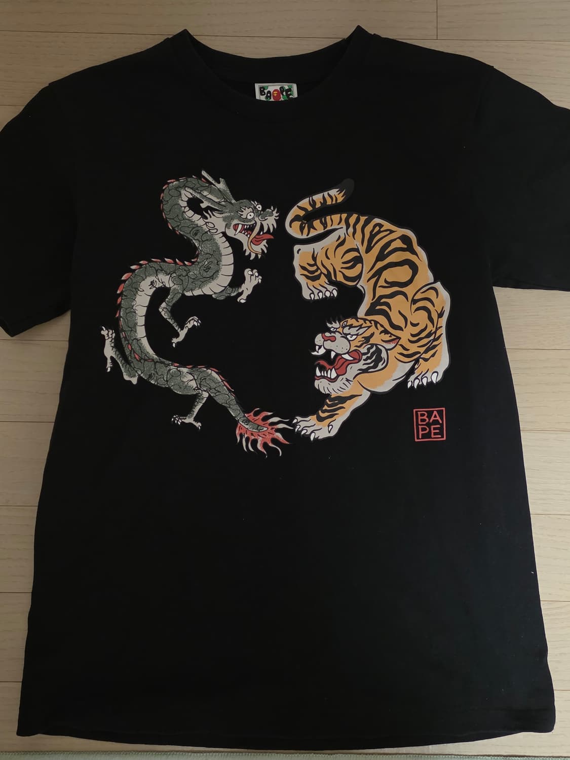 Bape T-shirt Black - S size 상품이미지1