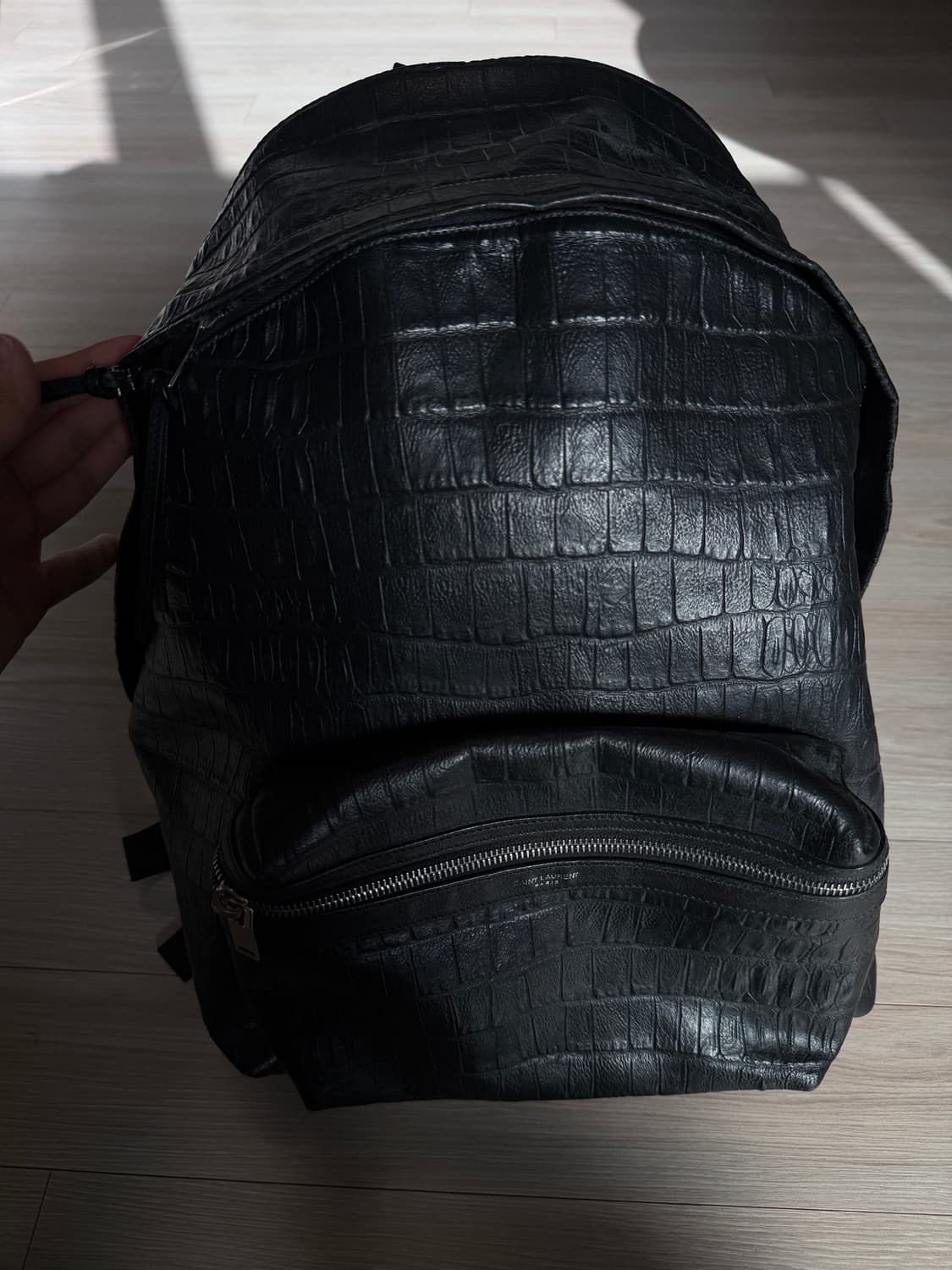 생로랑 크로커다일 백팩 상품이미지2