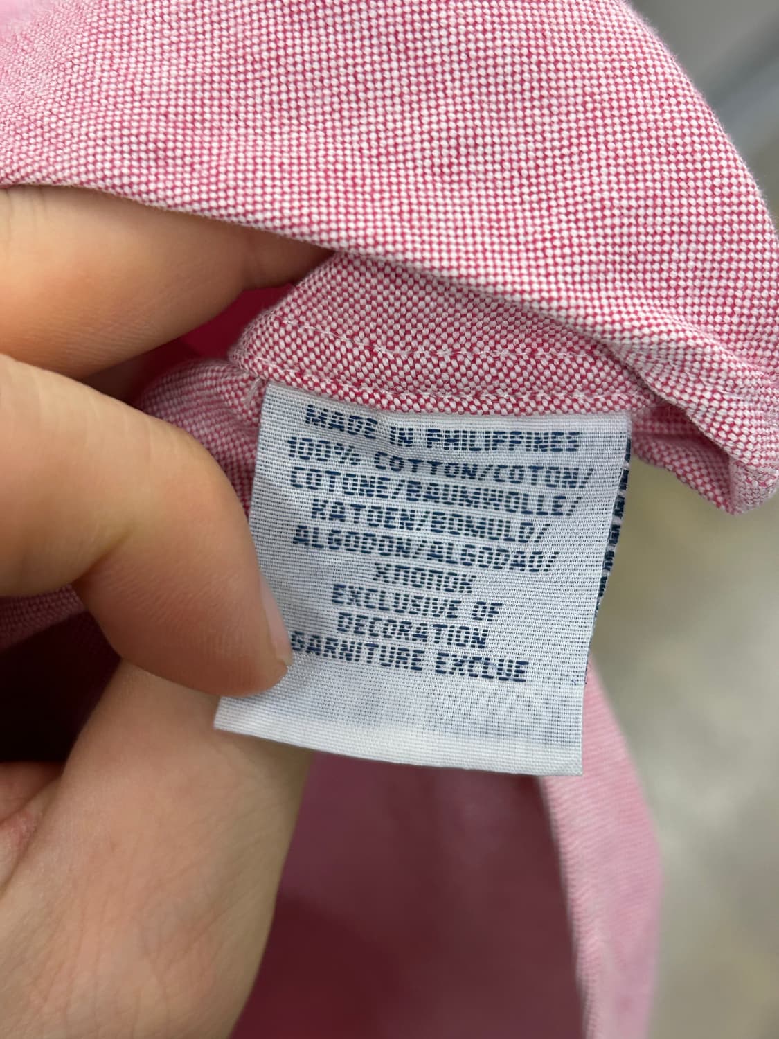 폴로 랄프로렌 인디핑크 옥스포드 셔츠 상품이미지6