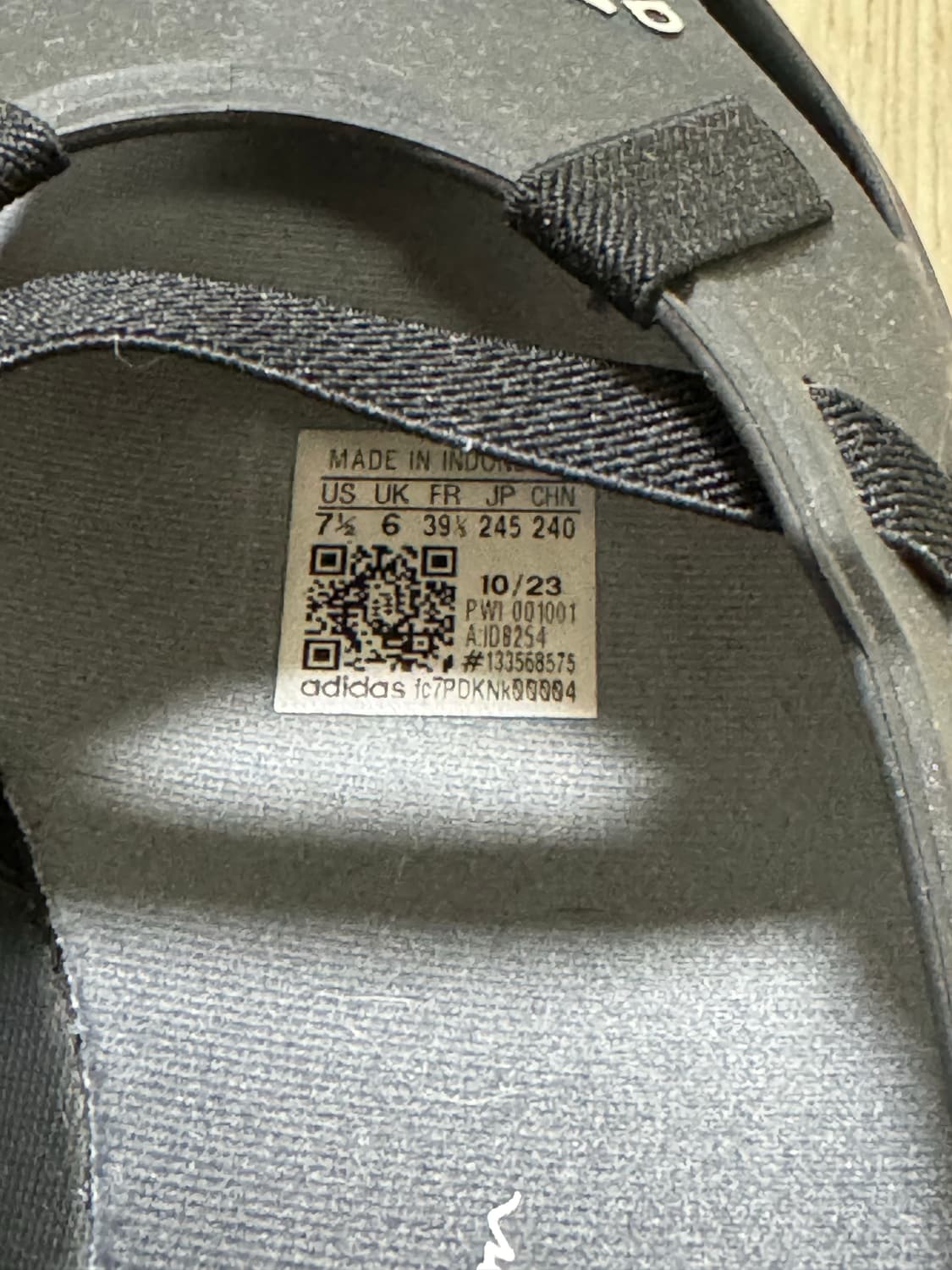 [245] Adidas X Rui 샌들 블랙 상품이미지6