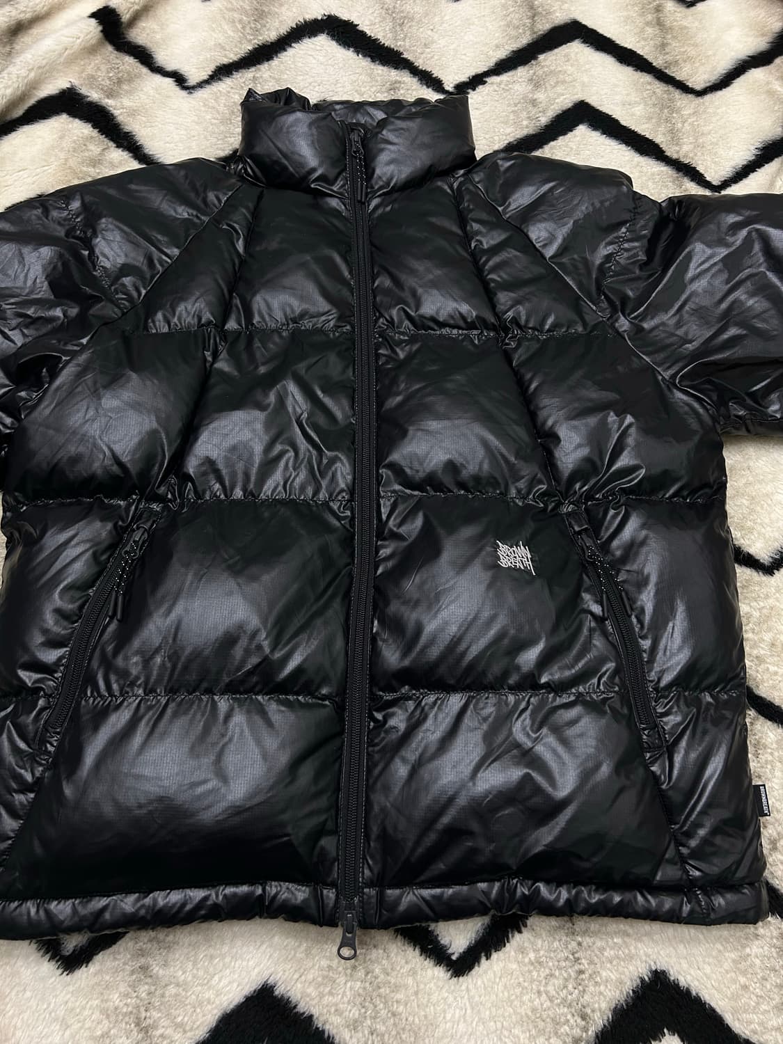 [S]브라운브레스 2Way 유광 패딩/블랙 상품이미지3