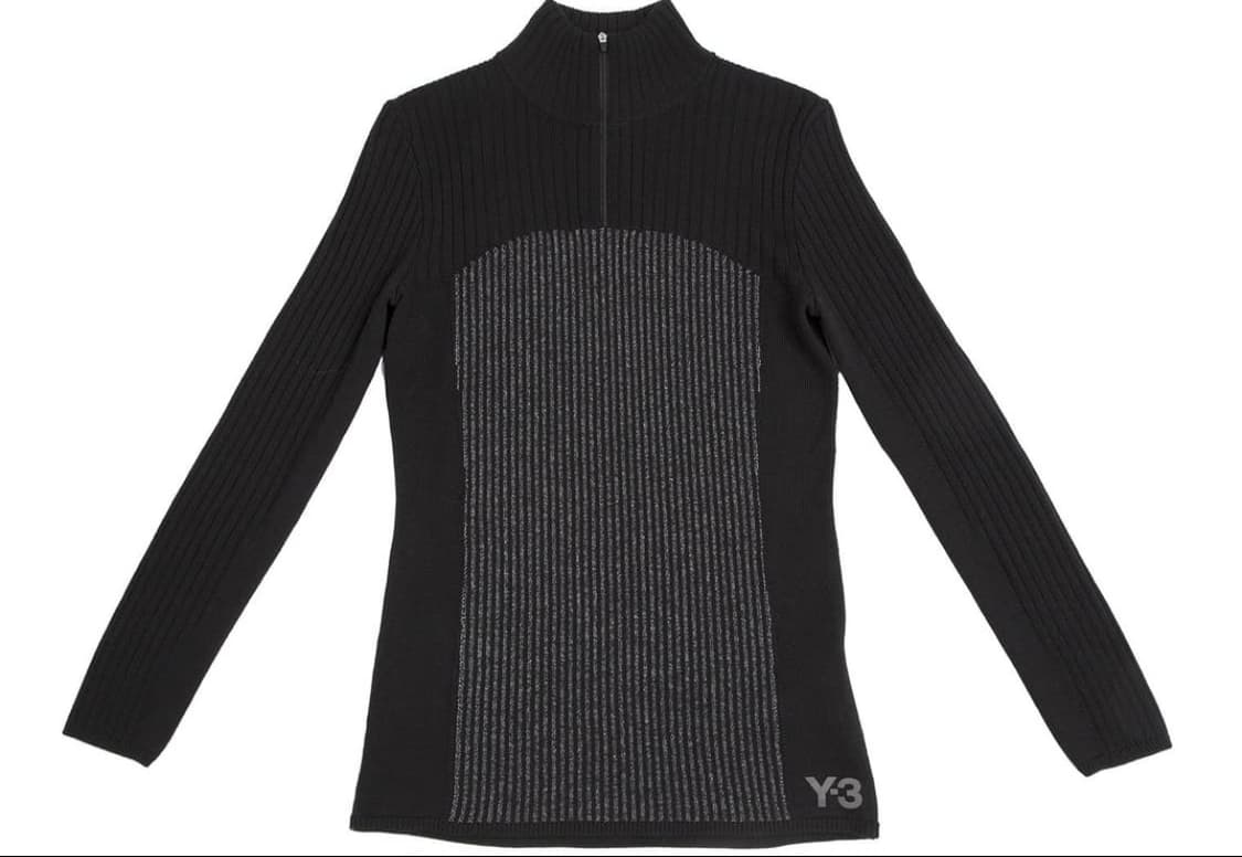 Y-3 하프집업 리브드 니트집업 상품이미지2