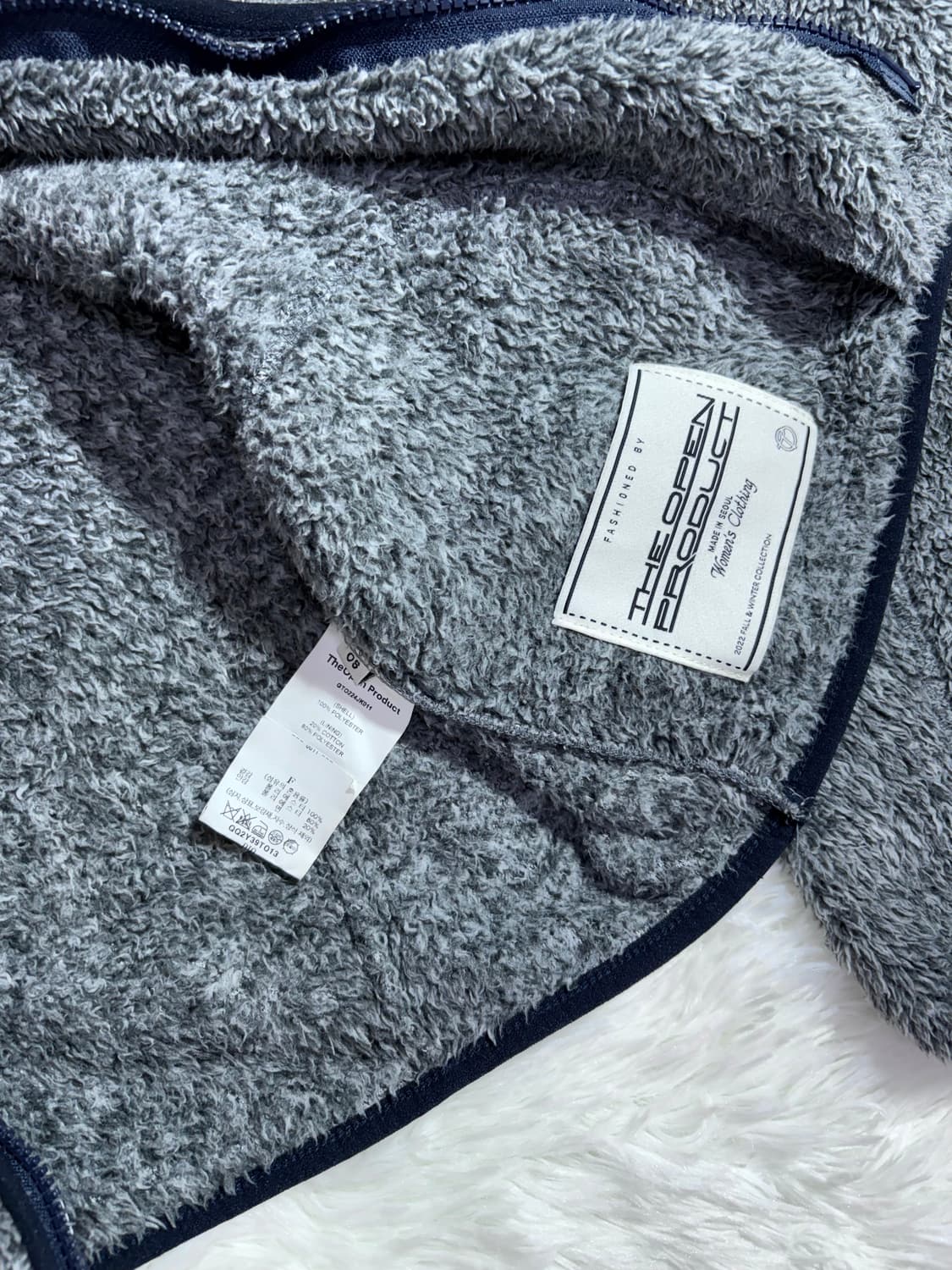 오픈와이와이 투웨이 오버핏 후리스 집업  상품이미지8