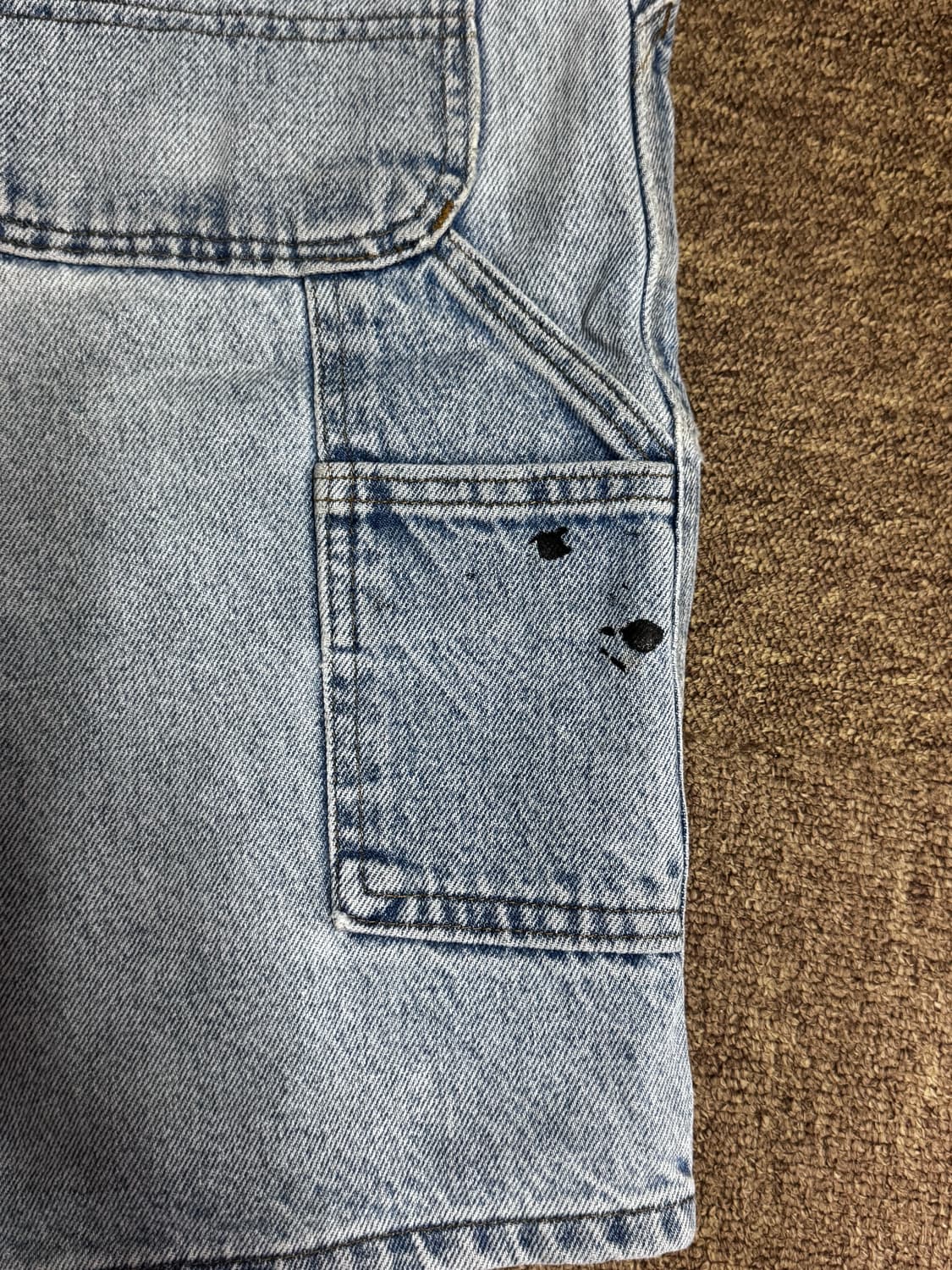 00‘s 칼하트 데님 카펜터 쇼츠 상품이미지6