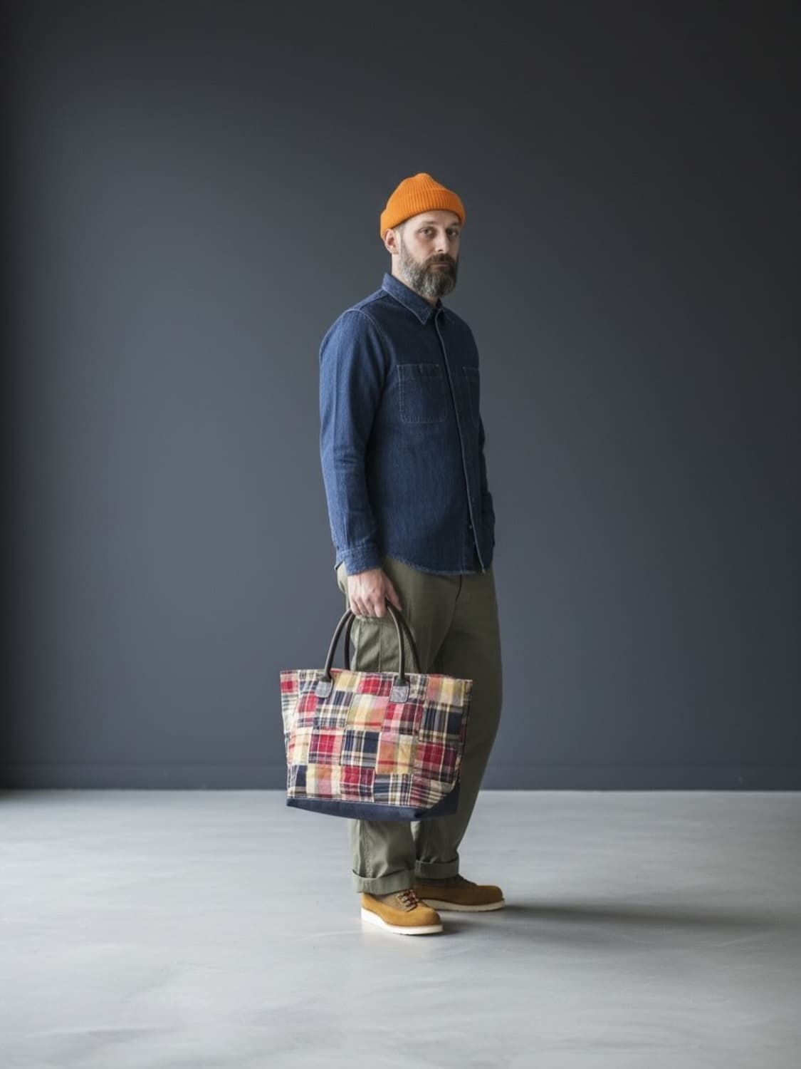 L.L.Bean Patchwork Canvas Tote Bag 상품이미지2