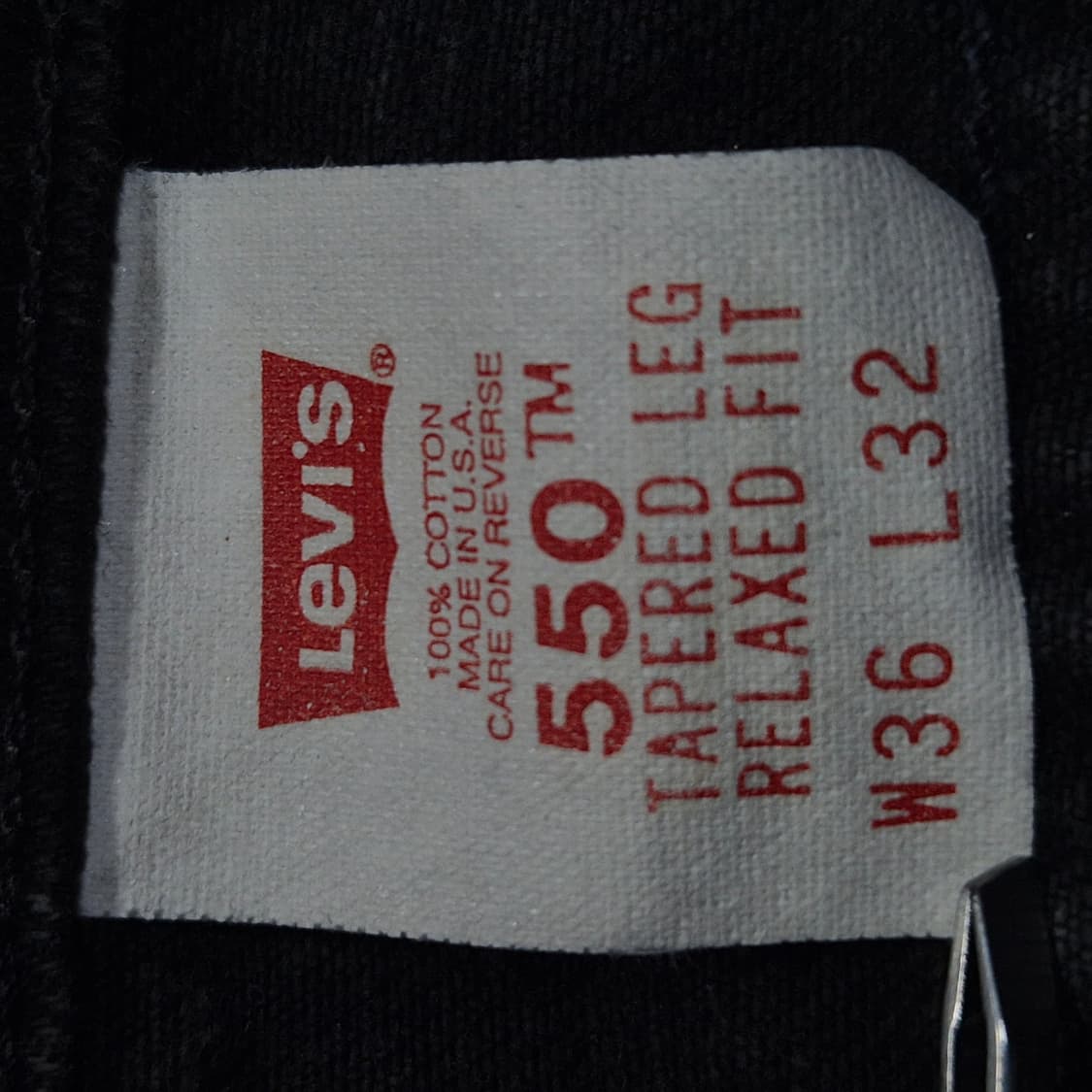 [36] 90s US made 리바이스550 블랙-A139 상품이미지7