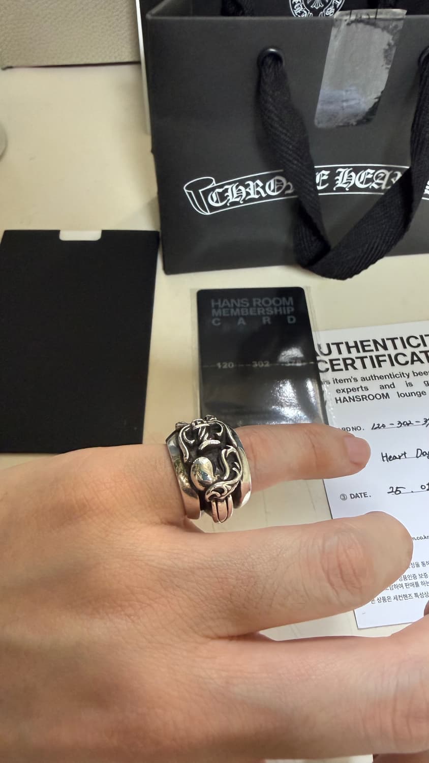 [ks7] 크롬하츠 하트 대거링 상품이미지10