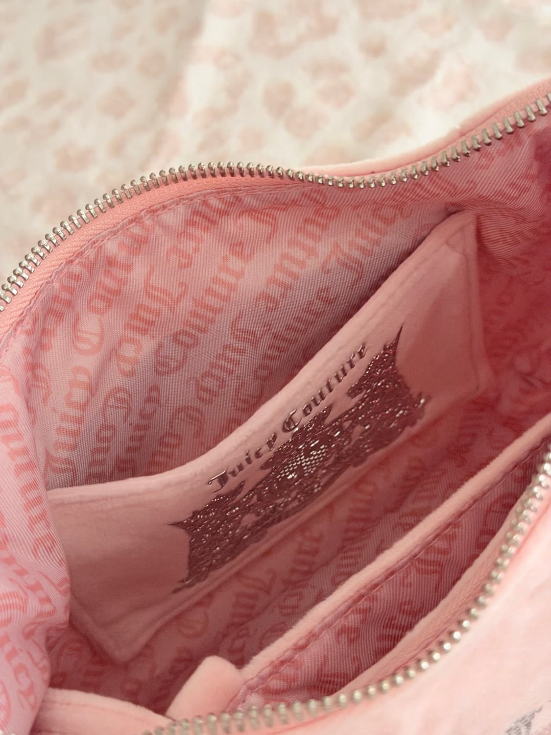 [신년할인✨] 쥬시꾸뛰르 핑크 벨벳 체인호보백 갸루 상품이미지3