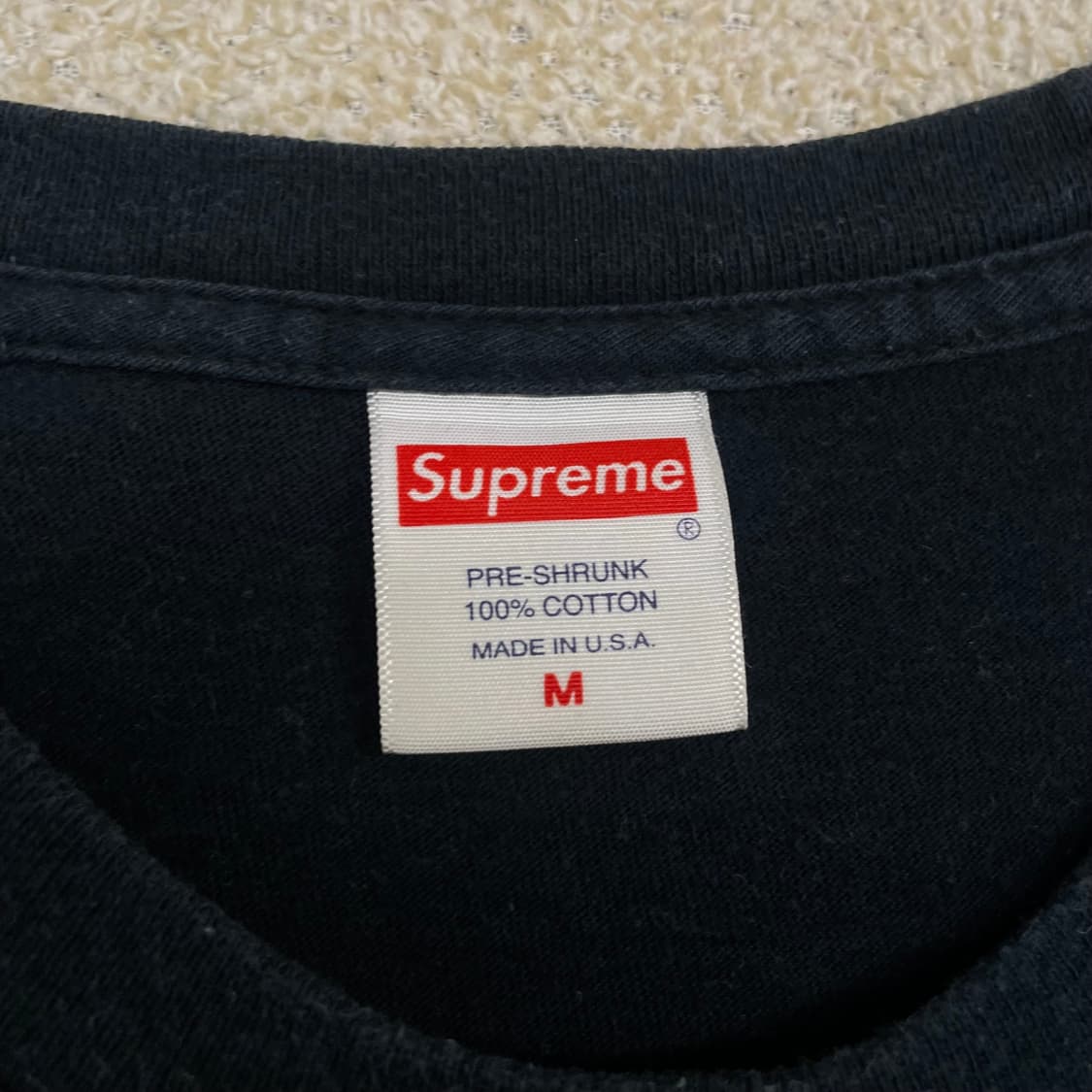 슈프림 Supreme 18ss 하드웨어 반팔티 블랙 상품이미지4