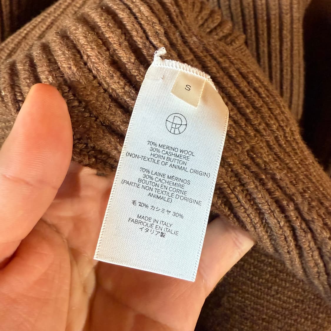 더 로우(The row) 23 S/S 노바라 헤비 가디건 판매 합니다. 상품이미지4