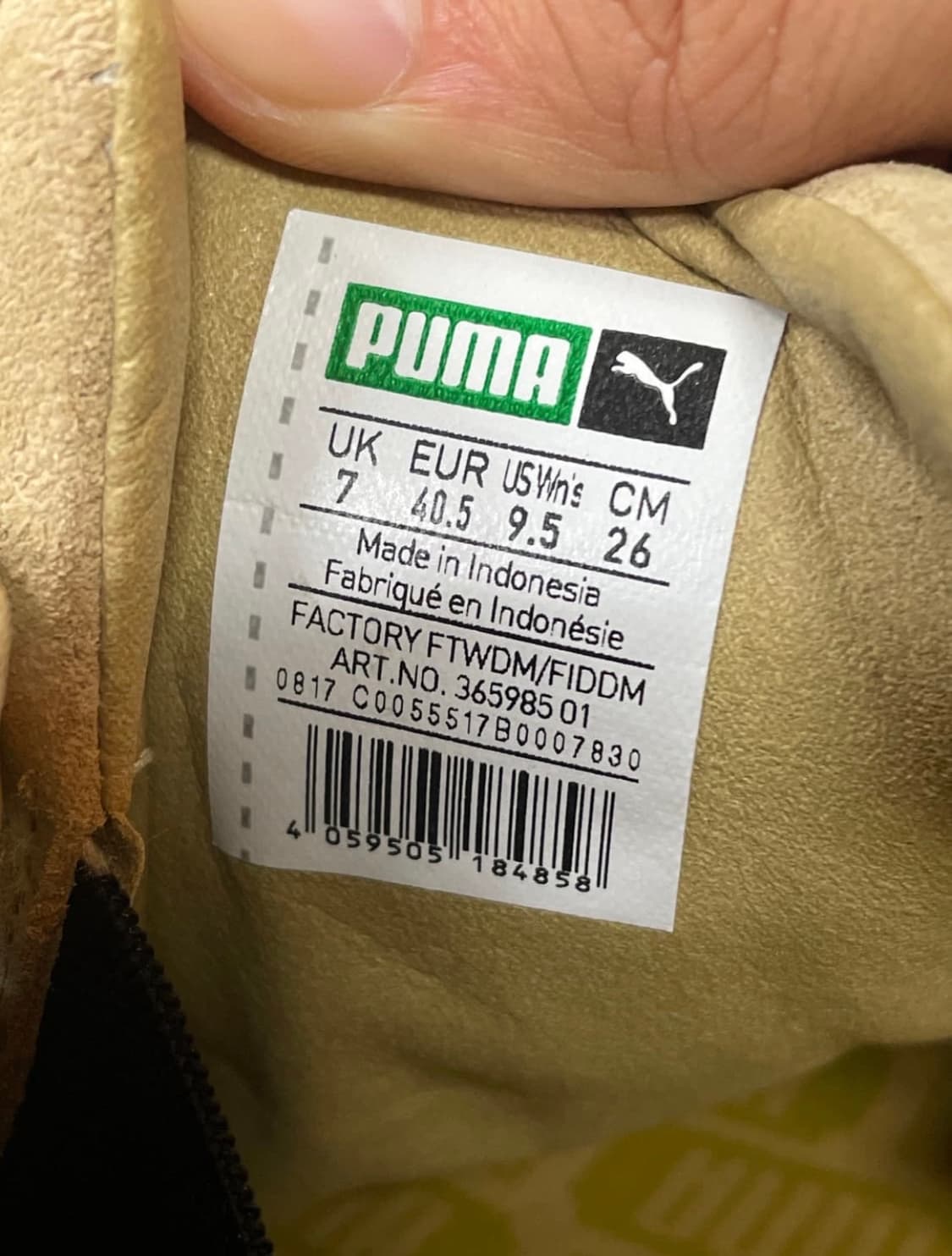 퓨마 빈티지 스웨이드 스니커즈 상품이미지4