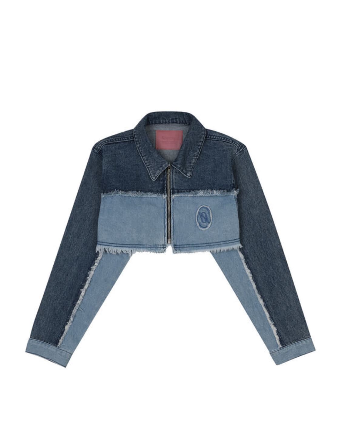 키시닝 KISY Logo Cropped Denim Jacket  상품이미지2
