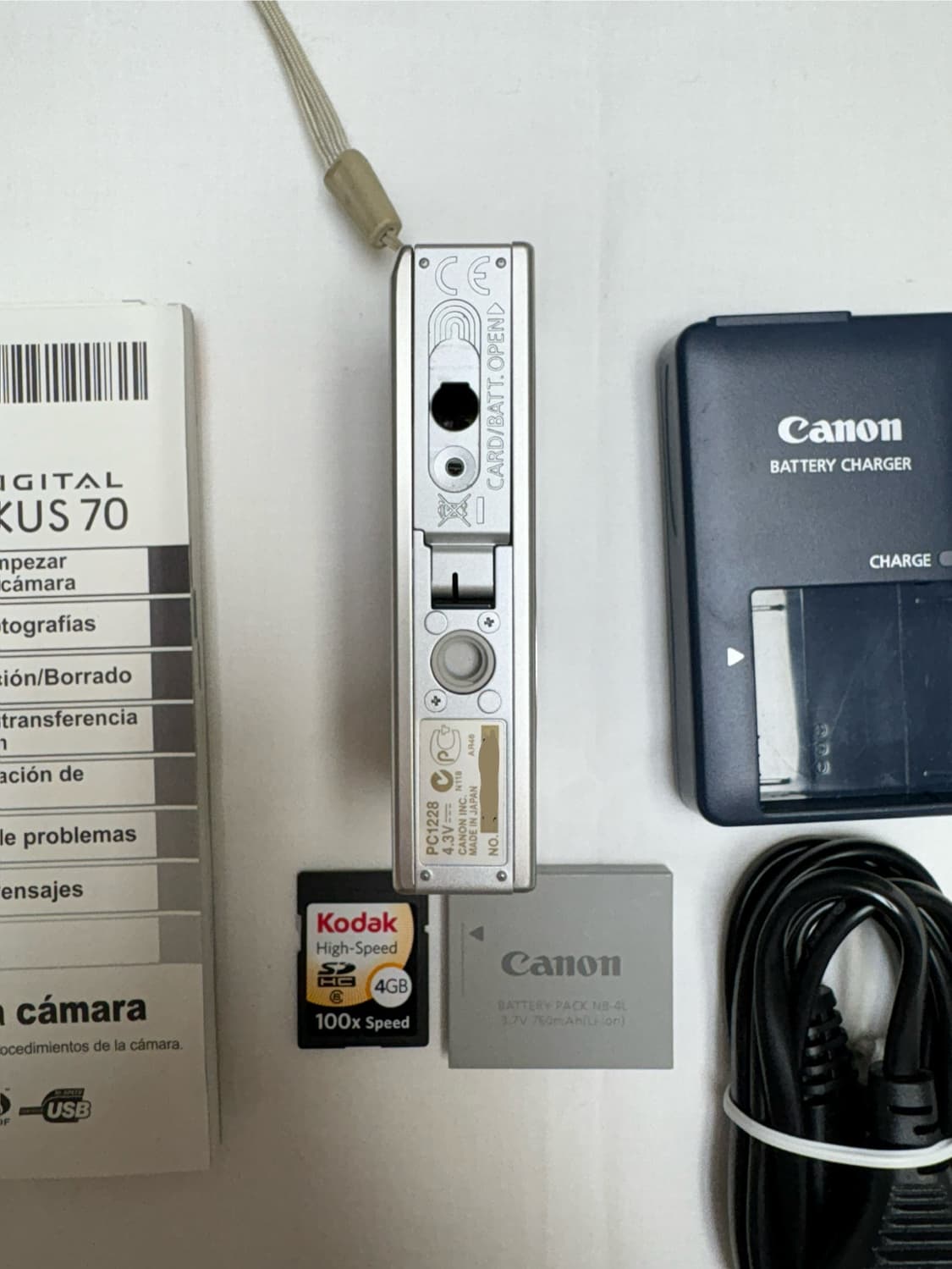 캐논 익서스70(ixus70) 빈티지 카메라 상품이미지7