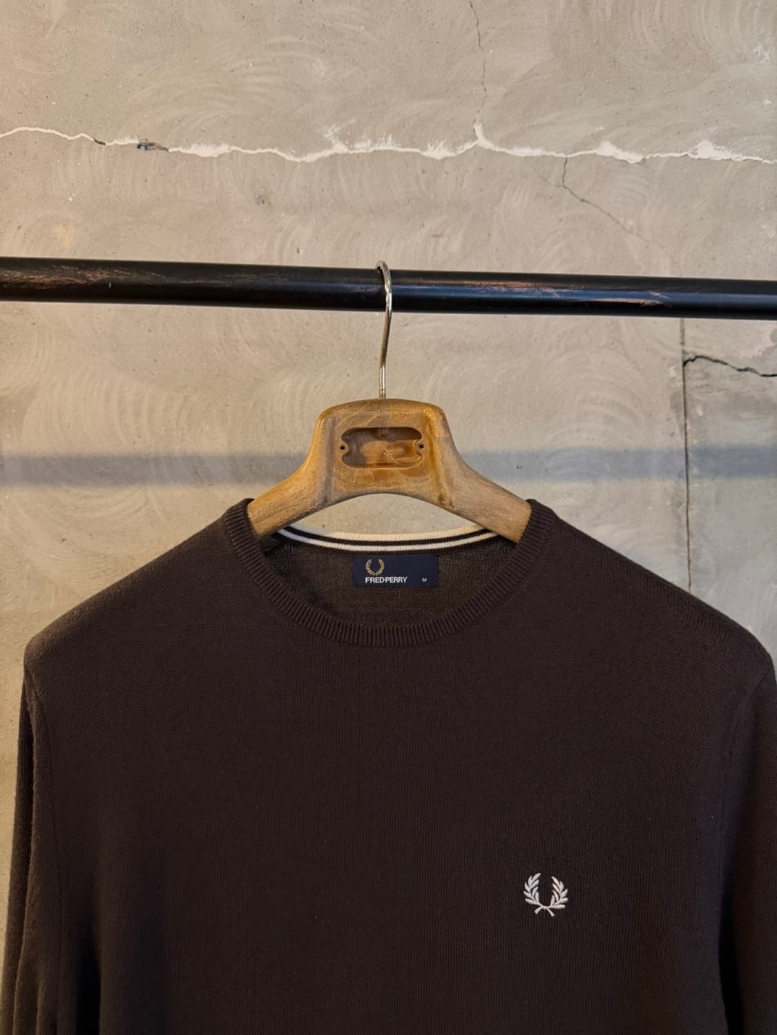 프레드페리 메리노울 니트 100 상품이미지3