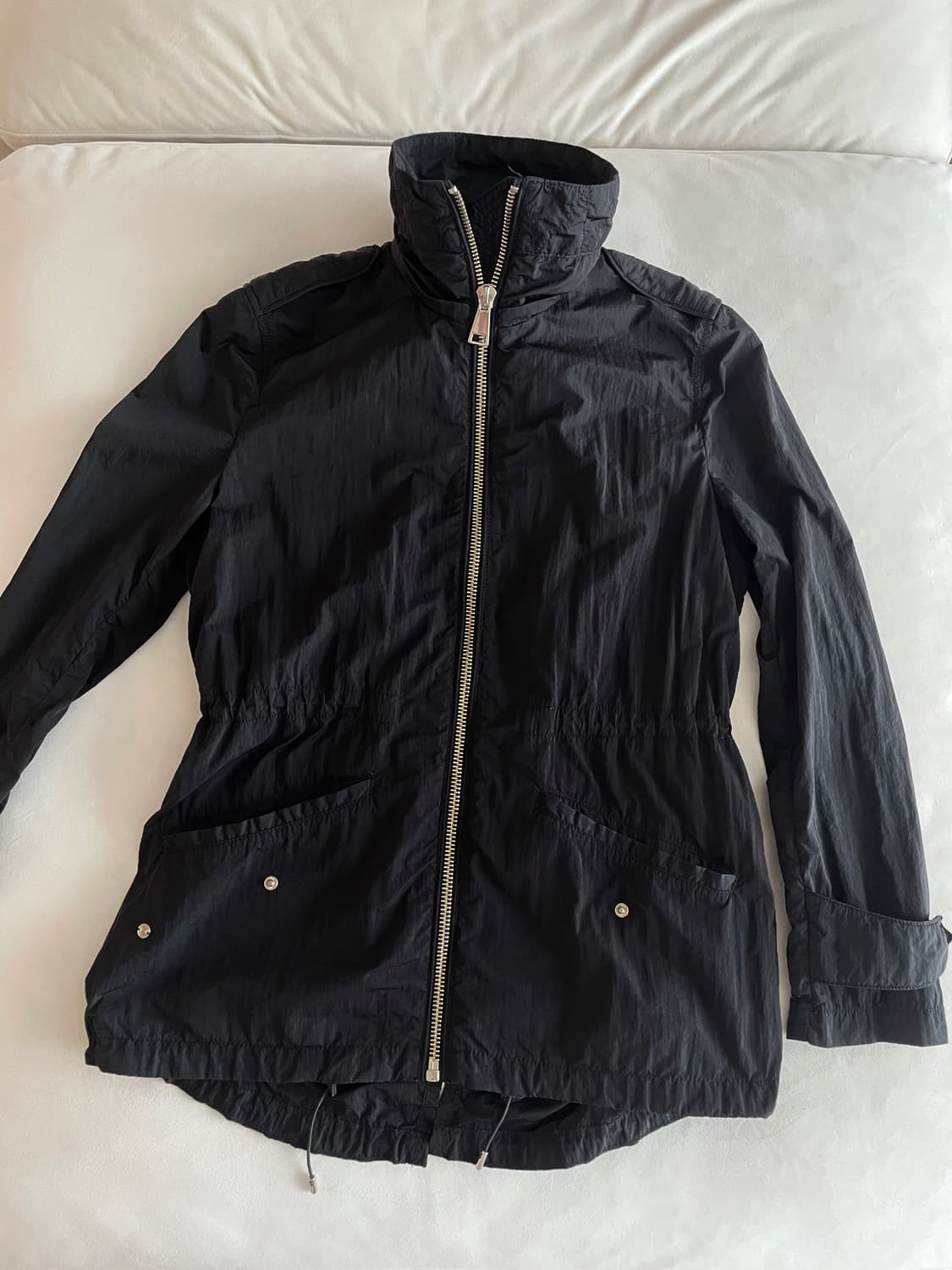 Massimo Dutti black collar jacket 상품이미지1