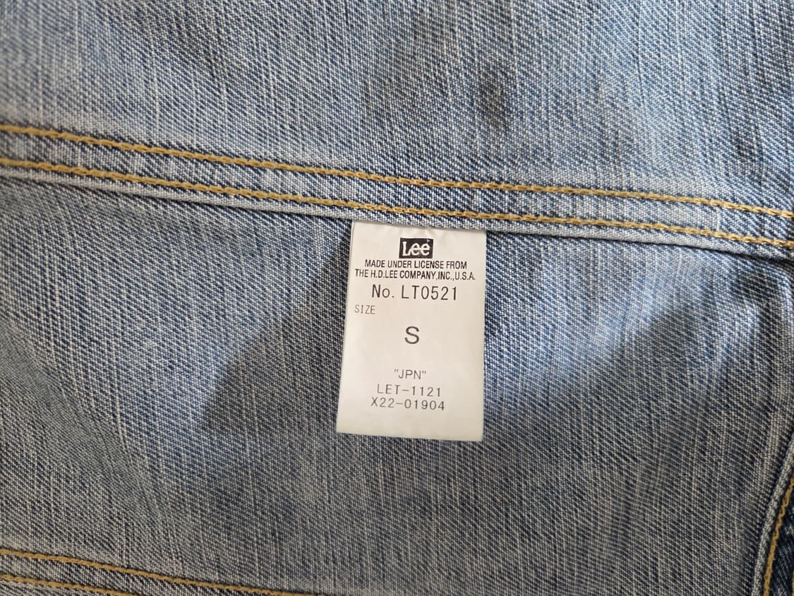 lee lt0521 데님자켓 s사이즈 상품이미지3