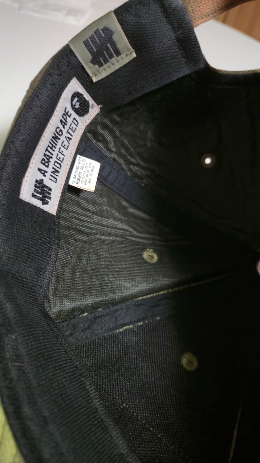 베이프 언디핏 그라데이션 카모 볼캡 상품이미지2