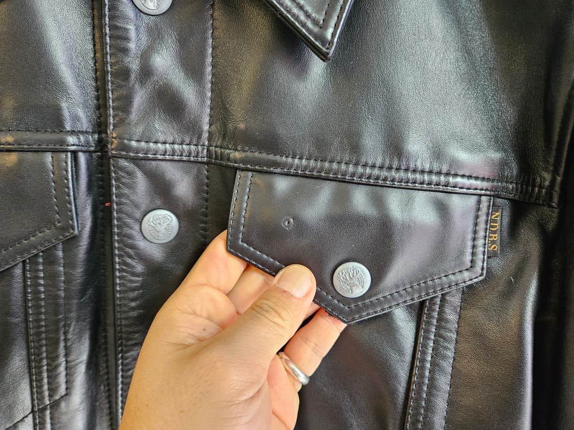 누드본즈 머스탱 레더 자켓 S 상품이미지3