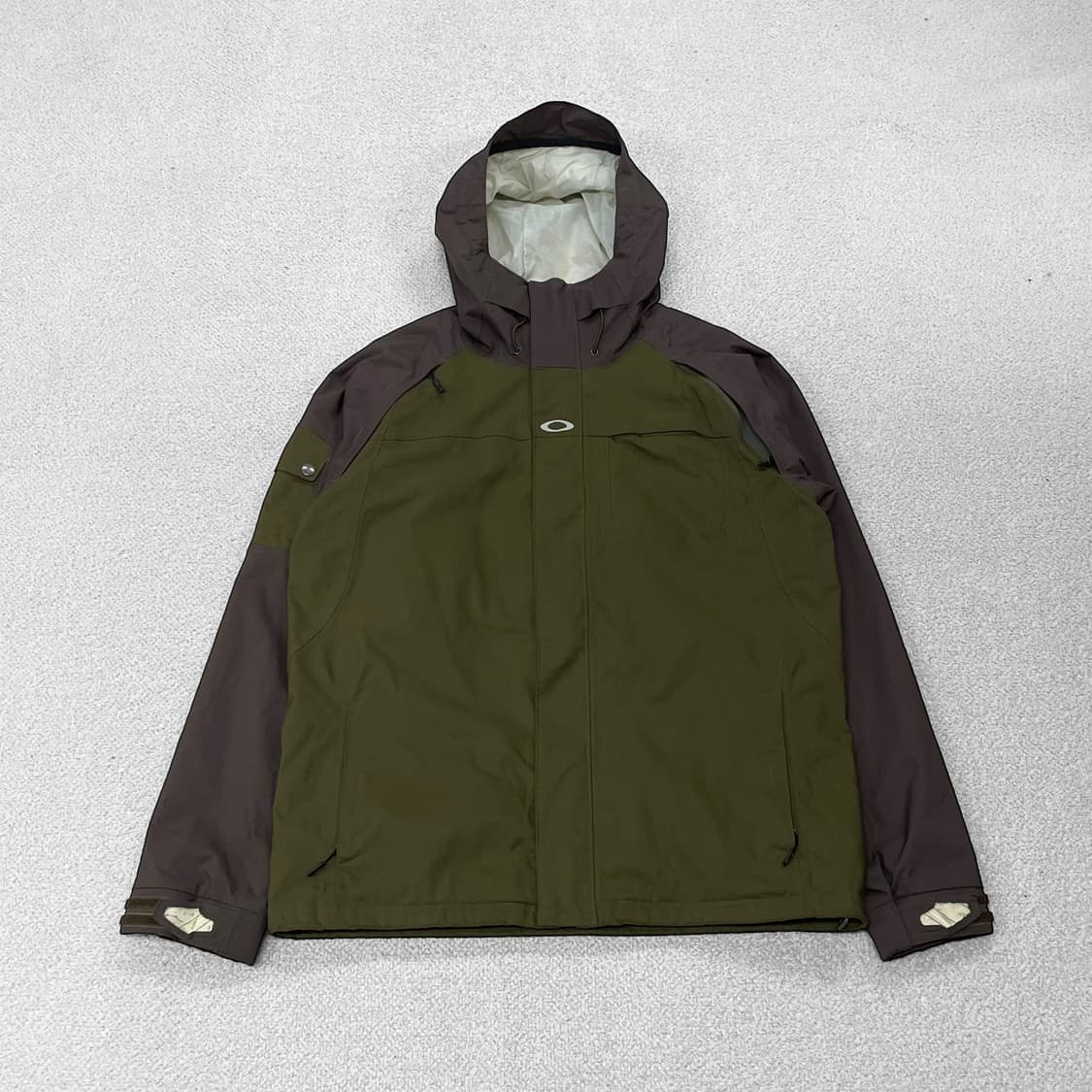 오클리 Oakley 00s 아카이브 바람막이 자켓 브라운 카키 상품이미지1