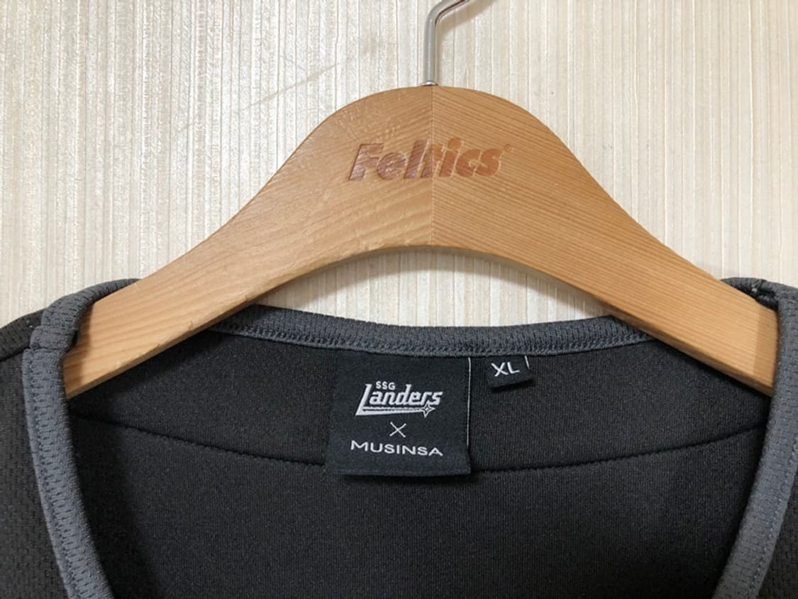 무신사 X SSG랜더스24 콜라보 블랙유니폼/져지 XL 상품이미지4