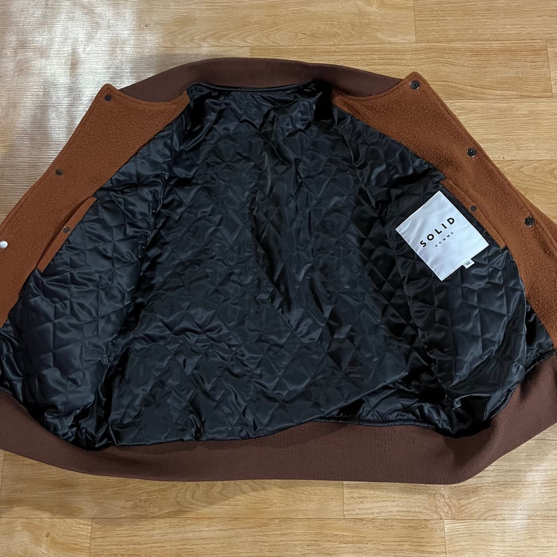 [105] 솔리드옴므 바시티 자켓 상품이미지8
