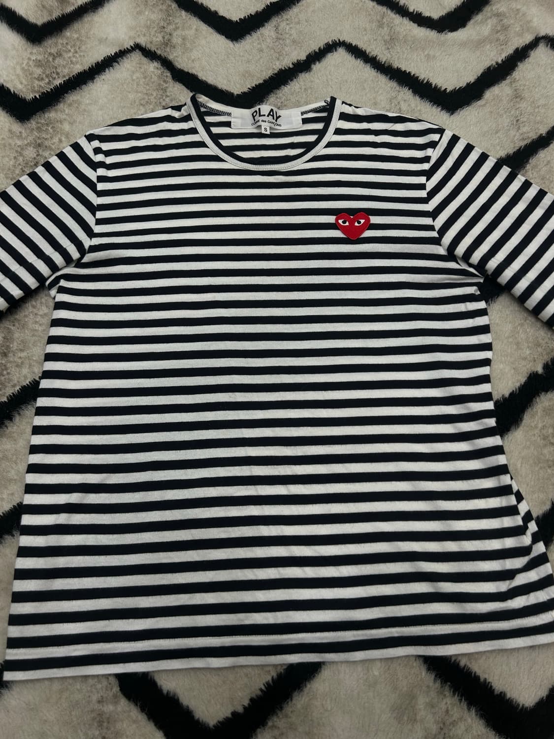 [S]꼼데가르송 레드와펜 스트라이프 긴팔/Az-T164 상품이미지4